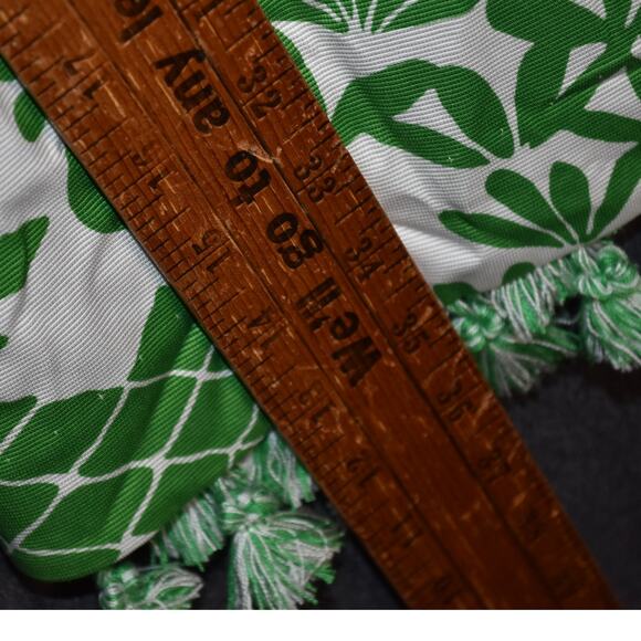 Trina Turk Women's 8 Encantader Shift Dress Green Plant Pattern Floral - Picture 11 of 12